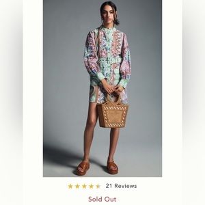 NWT Kachel x Anthropologie button down dress
